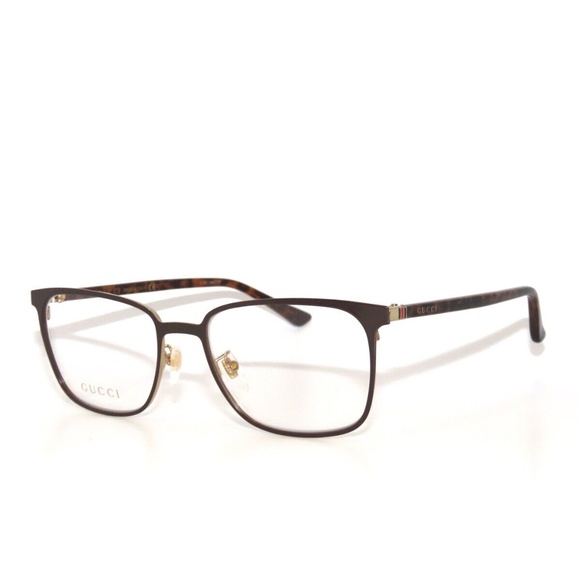 Gucci GG0294O 0294O 003 54 Brown Havana Eyeglasses 0294